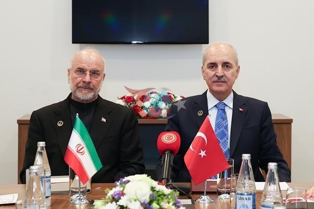 TBMM Başkanı Kurtulmuş ve Ghalibaf'tan Kritik Bakü Görüşmesi