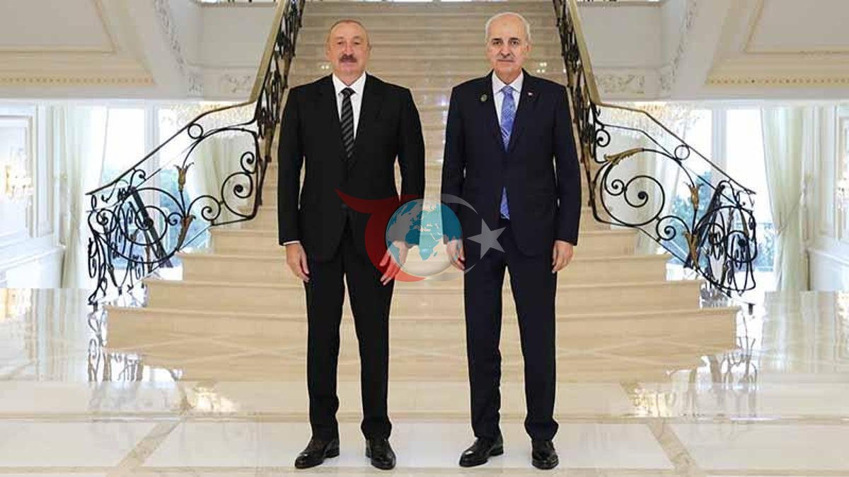 TBMM Başkanı Kurtulmuş, Azerbaycan Lideri Aliyev ile Buluştu