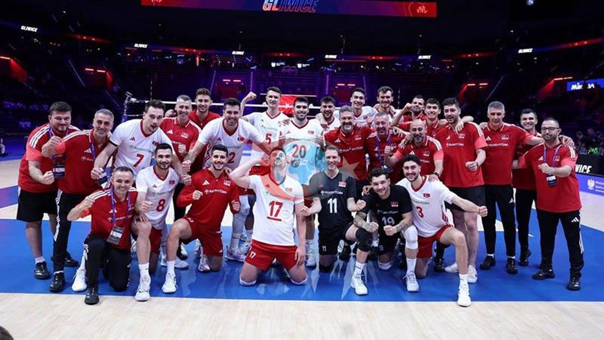 Türkiyə VNL-də Dəsti itirmədən Çinə qalib gəldi
