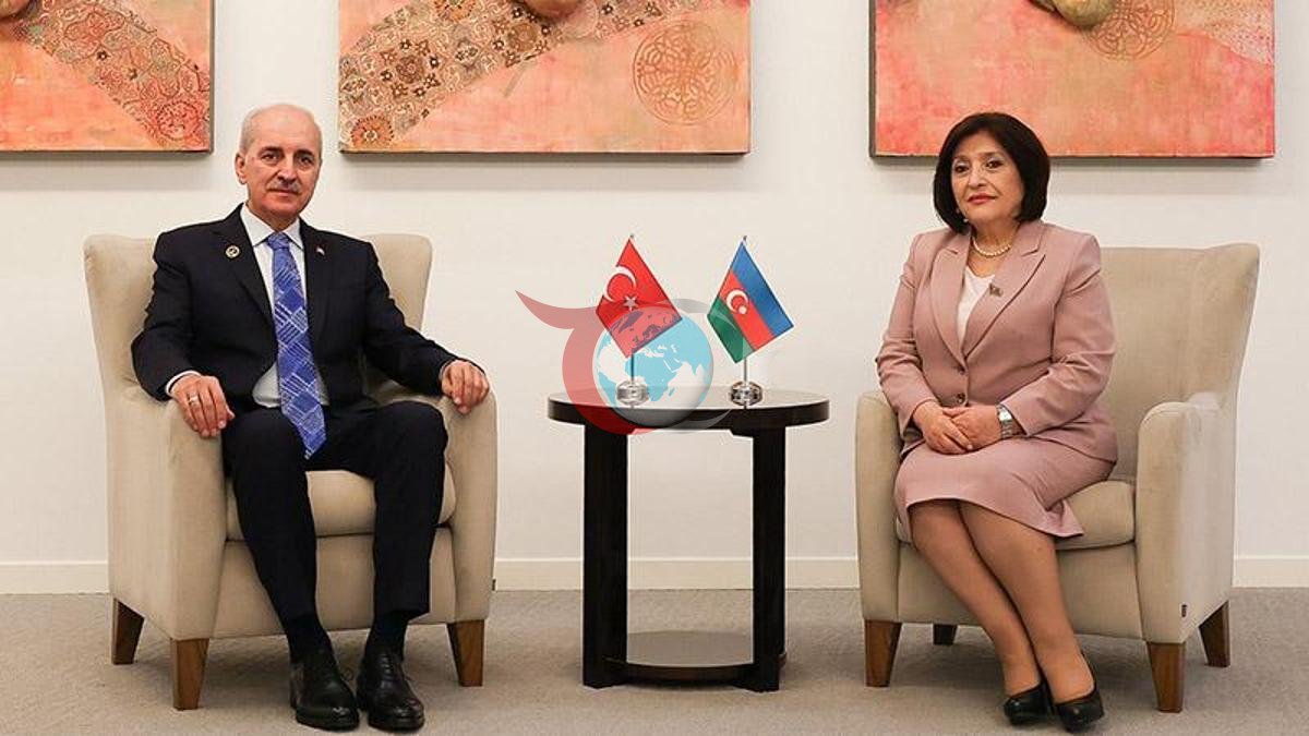 TBMM Başkanı Kurtulmuş Bakü'de Gafarova ile Buluştu