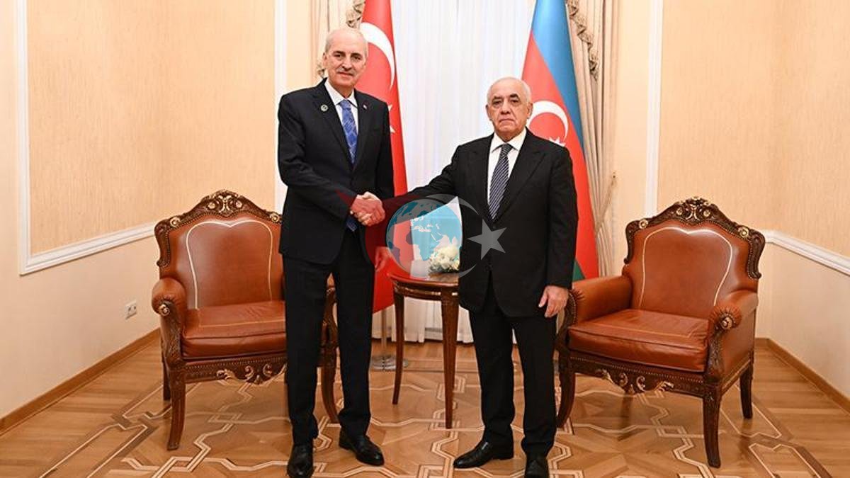 TBMM Başkanı Kurtulmuş ve Azerbaycan Başbakanı Esedov'dan Stratejik Görüşme