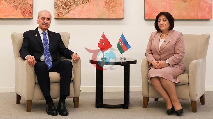 TBMM Başkanı Kurtulmuş ve Gafarova'dan Bakü'de Kritik Görüşme