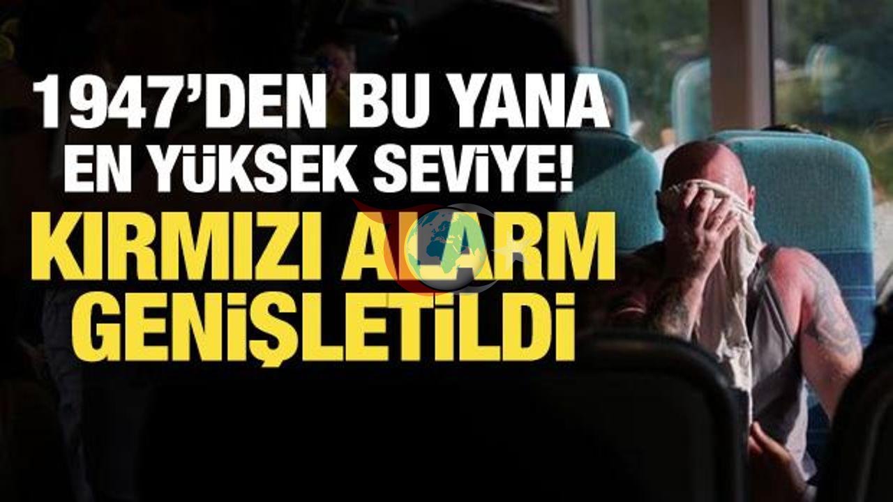 Avrupa'da Aşırı Sıcaklıklar Hayatı Tehdit Ediyor: Kırmızı Alarm Devam Ediyor