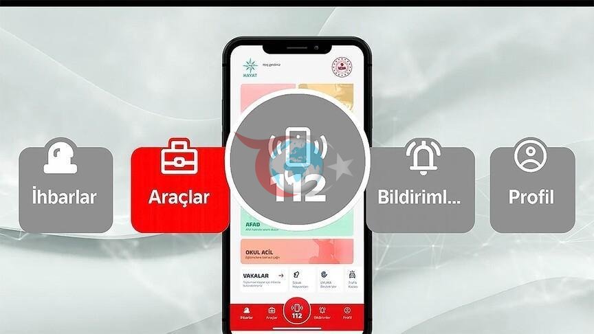 HAYAT 112 Uygulaması İlk Ayında Rekor Kırdı: 600 Bin İndirme, 12 Milyon İşlem