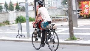 Milandan Tokioya velosipedlə, Düzce'de fasilə ilə