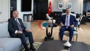 Dışişleri Bakanı Hakan Fidan ile Emniyet Genel Müdürü Fidan bir araya geldi