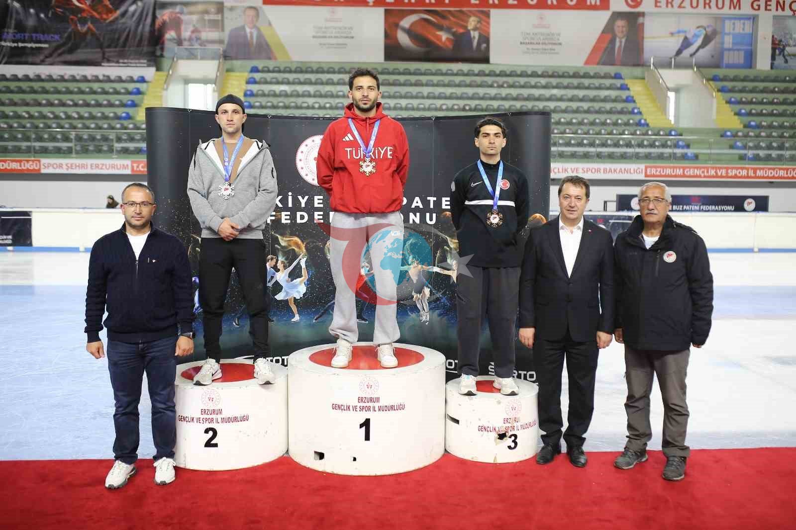 Erzurum'da Short Track Türkiye Şampiyonası Coşkusu