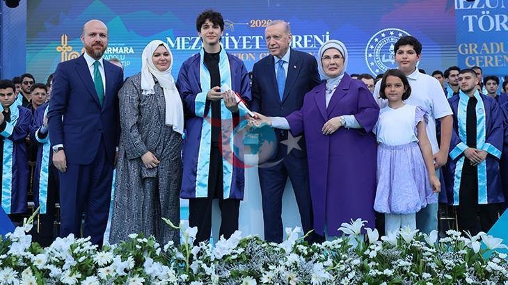 Erdoğan, Torununun Mezuniyet Törenine Katıldı