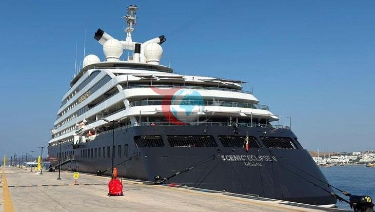 Scenic Eclipse II ning Bodrumga birinchi sayohati katta qiziqish uyg'otdi