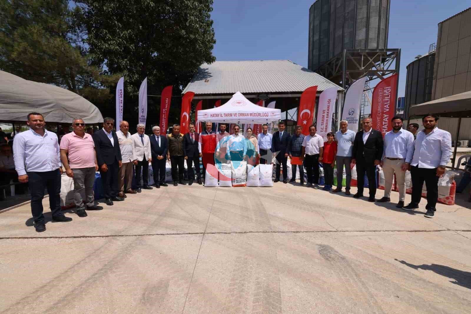 Kırıkhanda fermerlərə 30 milyon lirəlik toxum dəstəyi verildi