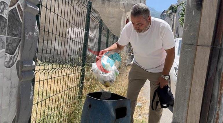 Siyah poşetteki servet İlçe seferber oldu, çöpler aranıyor, güvenlik kameraları incelenecek