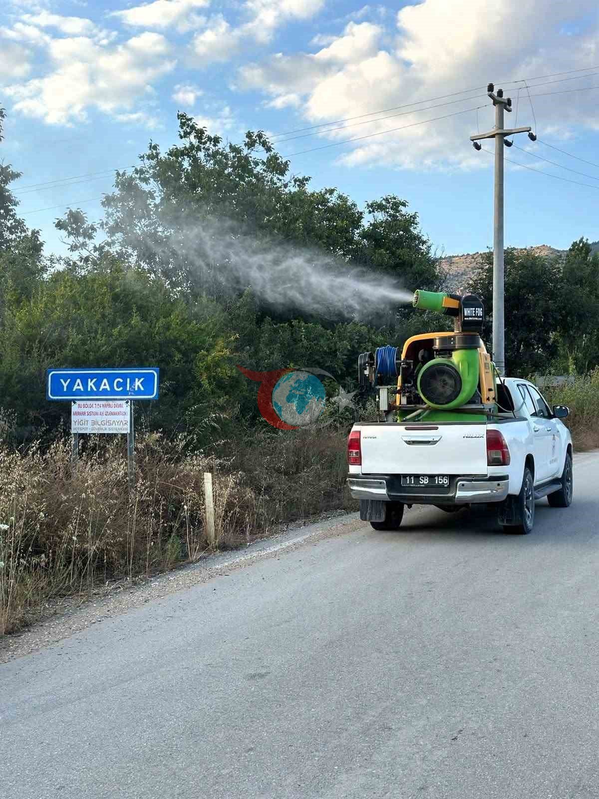 Bilecik Söğütda zararkunandalarga qarshi kurash ishlari davom etmoqda