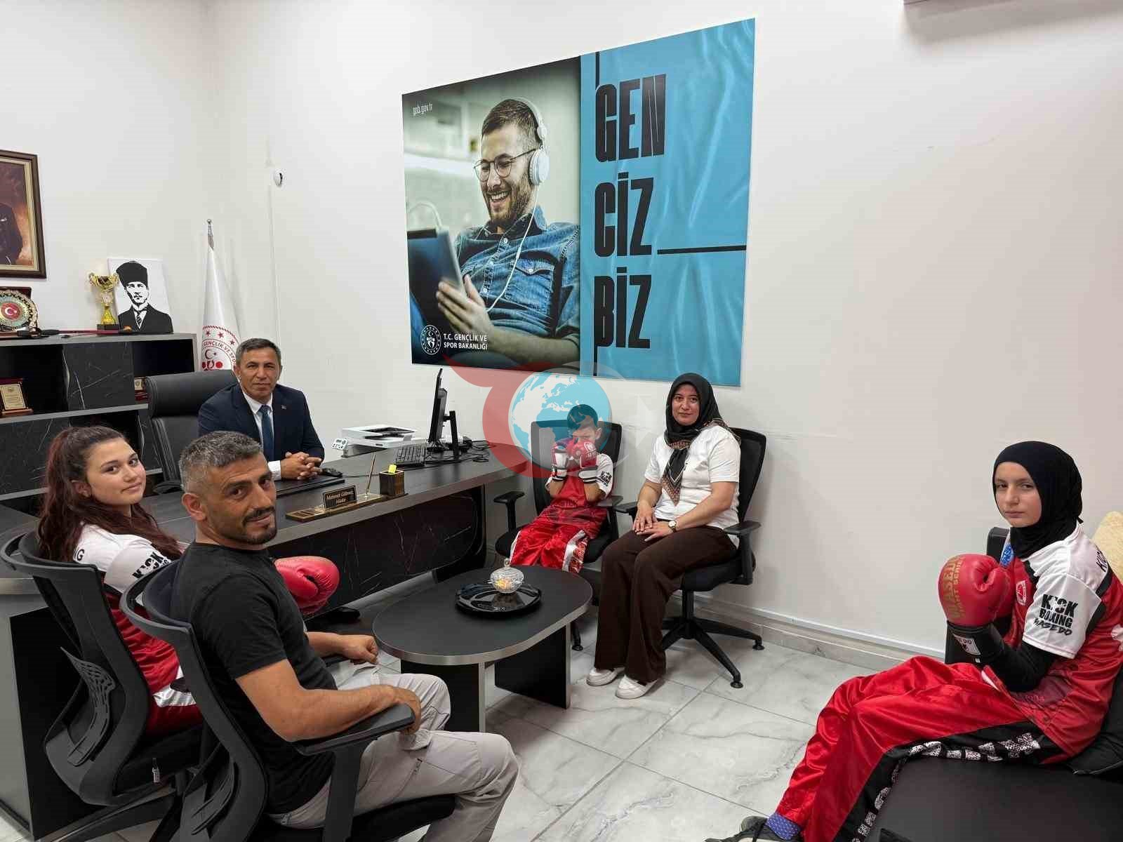 Beylikova'da Genç Sporculardan İlçe Müdürüne Anlamlı Ziyaret