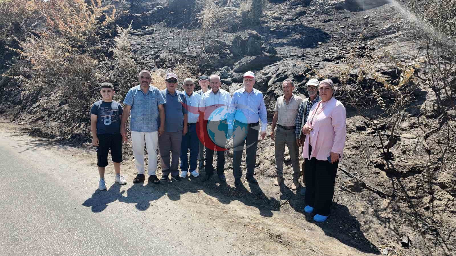 Yangının Vurduğu Pamukçular Mahallesi'nde TZOB İncelemesi
