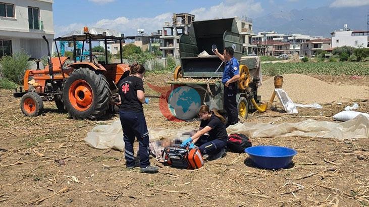 Hatay'da Harman Makinesi Kazası: Genç Adam Hayatını Kaybetti