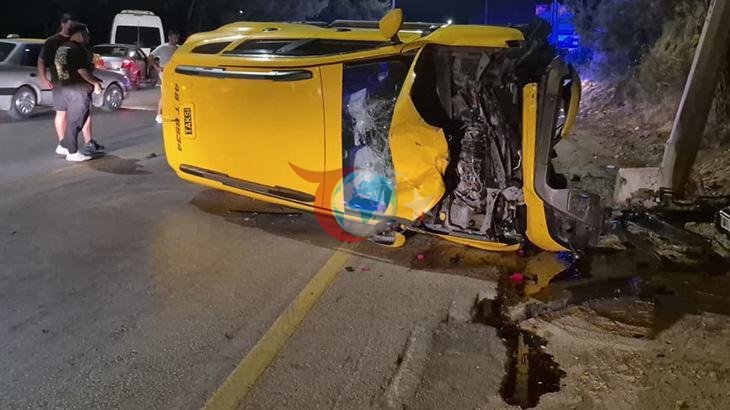 Bodrum'da Ölümcül Trafik Kazası: Motosiklet ve Taksi Çarpıştı
