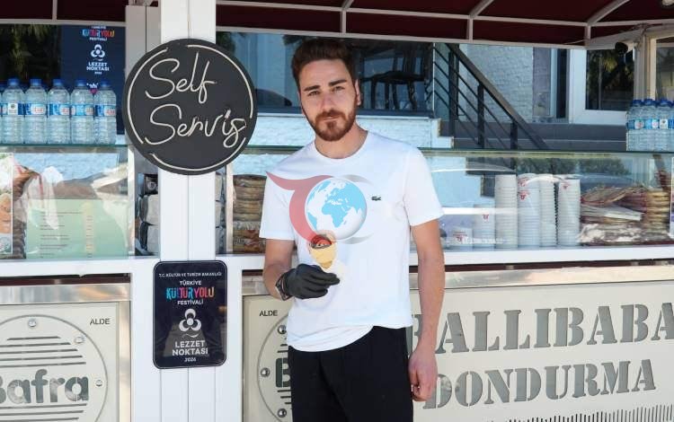 Ballı Baba Dondurma Atakum işletmecisi Serdar Aşkın