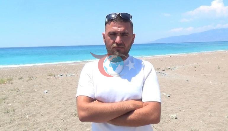 Denizin altında nefes kesen anlar Köpek balığıyla burun buruna geldi