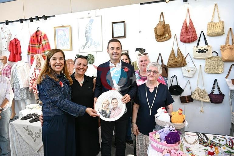 BALMEK kursiyerlerinin el emeği ürünleri sergilendi