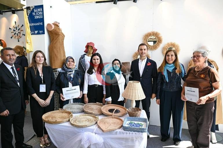 BALMEK kursiyerlerinin el emeği ürünleri sergilendi