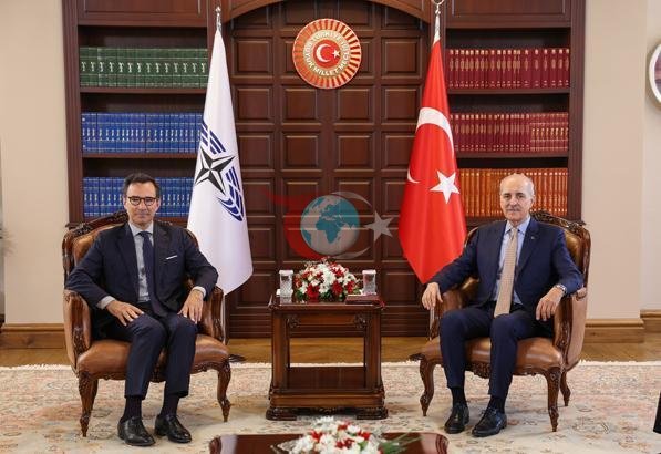 TBMM Başkanı Kurtulmuş, NATO PA Lideriyle İstanbul'da Buluştu