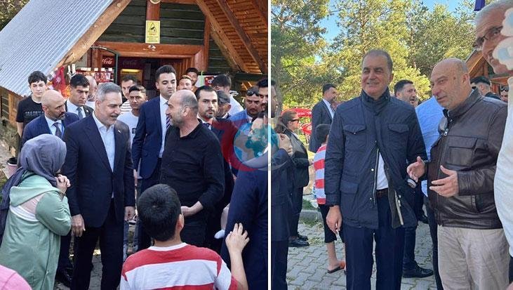 Bakan Fidan ve Çelik Bolu'da Halkla Buluştu