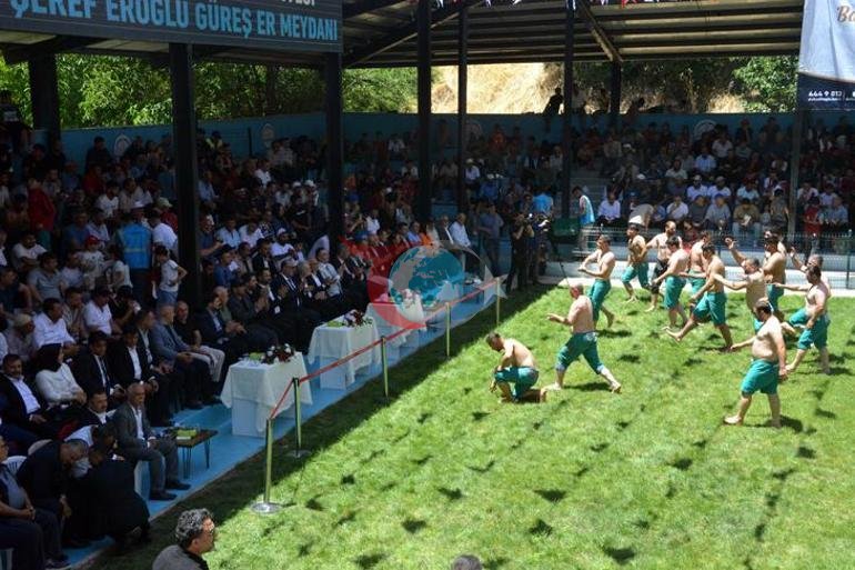 Kahramanmaraşta olaylı güreş festivali Jandarma müdahale etti