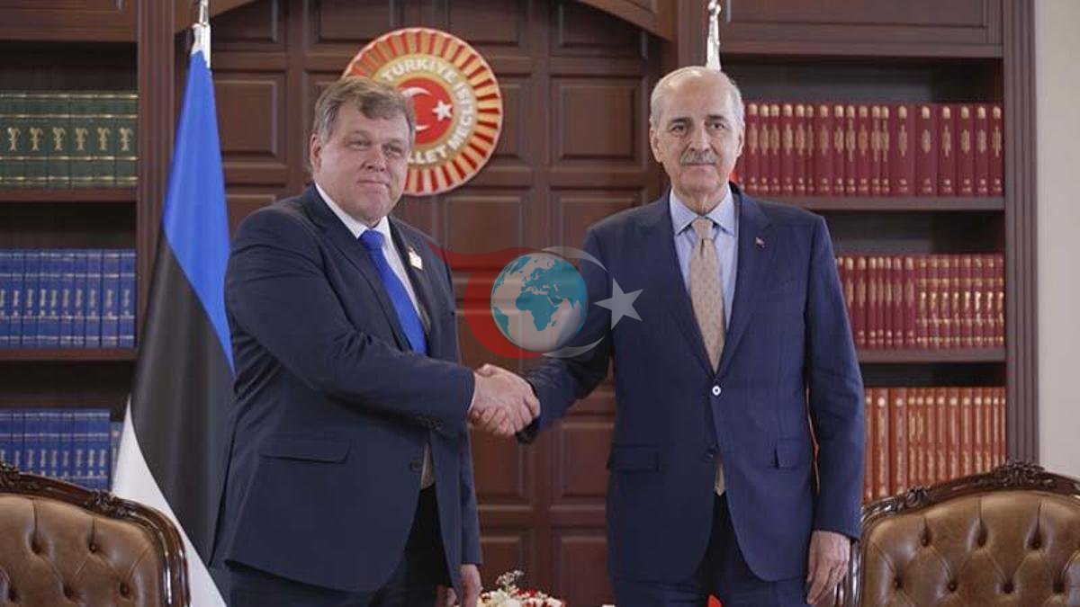 TBMM Başkanı Kurtulmuş, Estonya Parlamento Lideri ile Görüştü