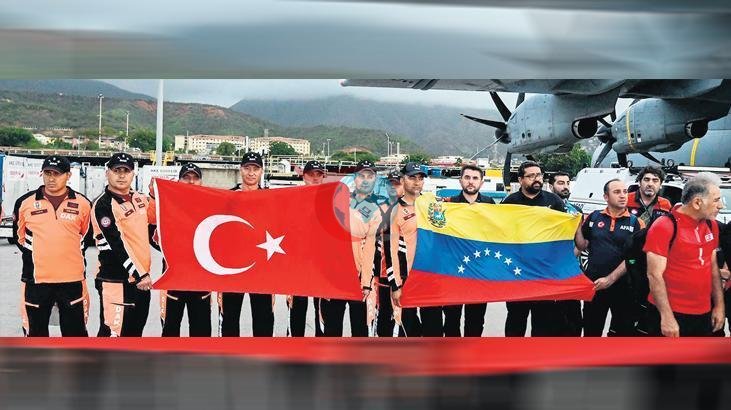 Türkiyə zəlzələ yardımı üçün Venesuelaya sürətlə çatdı