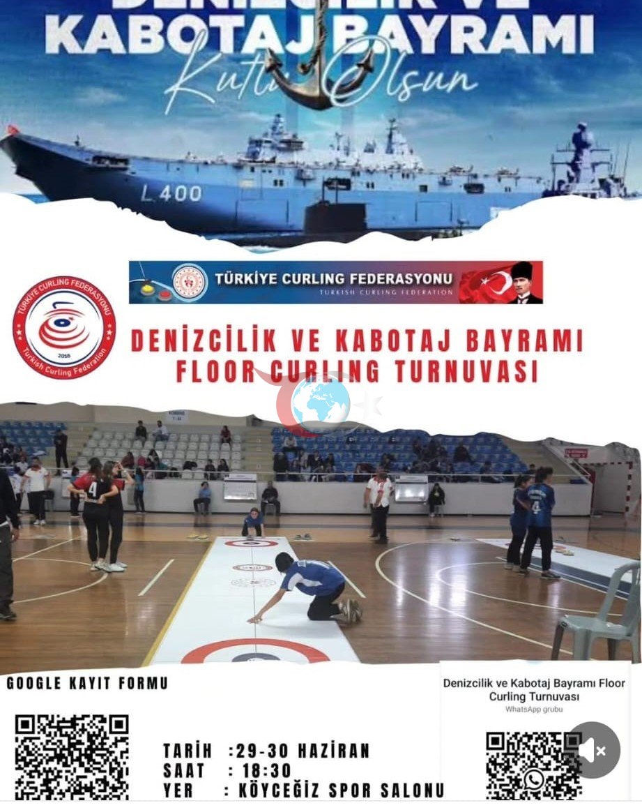 Köyceğiz'de Denizcilik Bayramı'nda Floor Curling Heyecanı