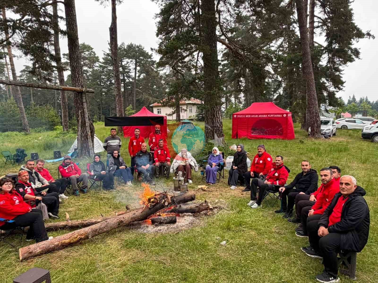 Düzce'de MEB AKUB Ekibi Arama Kurtarma Eğitimi Düzenledi