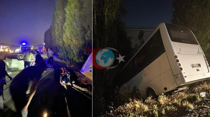 Ankara'da Ters Şeride Giren Araç Kaza Yaptı: 8 Kişi Yaralandı