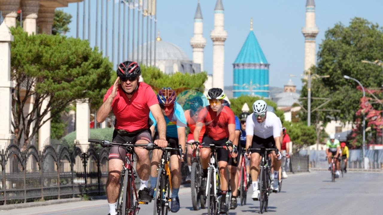 Konya'da Granfondo Bisiklet Yarışı Coşkusu Başladı