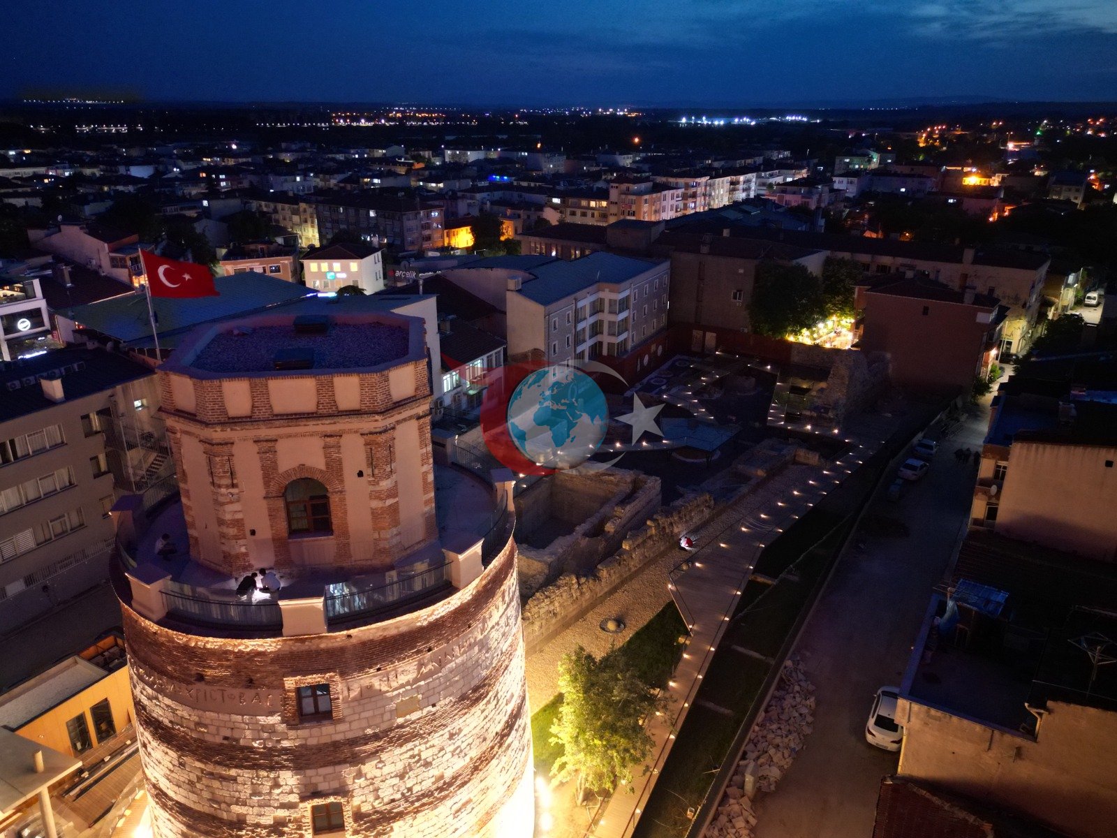 Edirne'nin Tarihi Saat Kulesi Ziyarete Açıldı