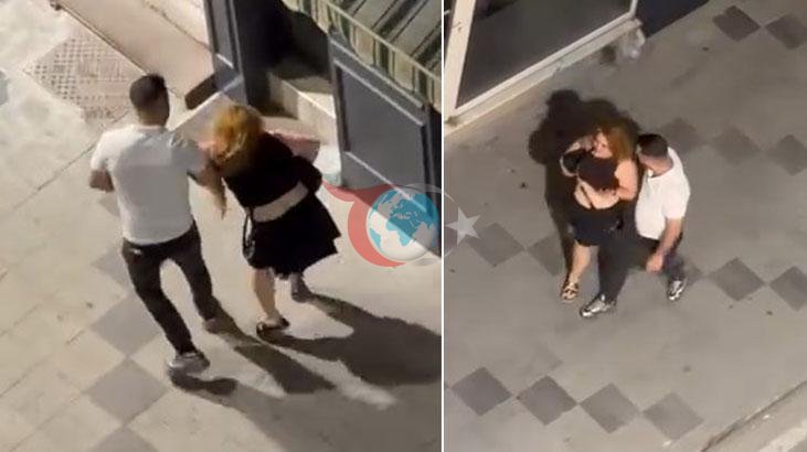 İstanbul'da Kadına Şiddet Girişimi Kameralara Yansıdı