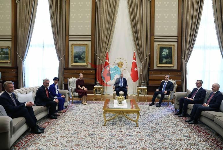 Cumhurbaşkanı Erdoğan, AB Yüksek Temsilcisi Kallası kabul etti