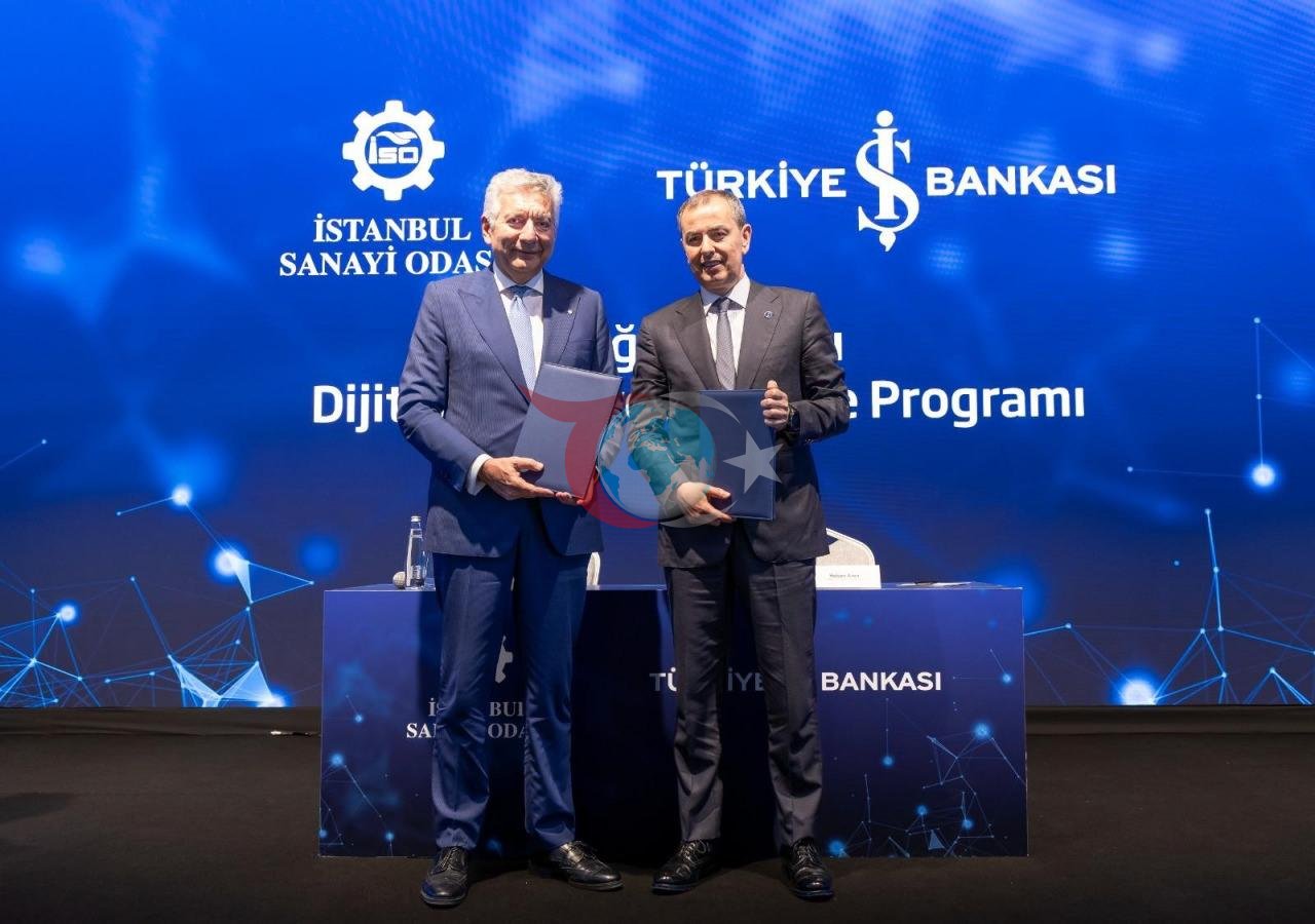 ISO prezidenti Erdal Bahçıvan və Türkiyə İş Bankının baş direktoru Hakan Aran