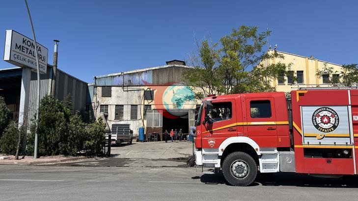 Konya'da Metal Fabrikasında Patlama! Organize Sanayi Bölgesi'nde Korku