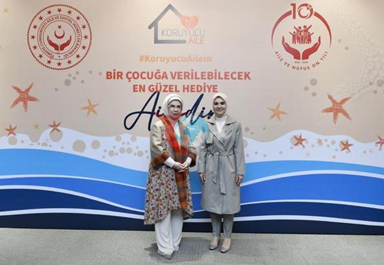 Əminə Ərdoğan: Qoruyucu ailələrin sayının eksponent olaraq artmağa davam edəcəyinə inanıram