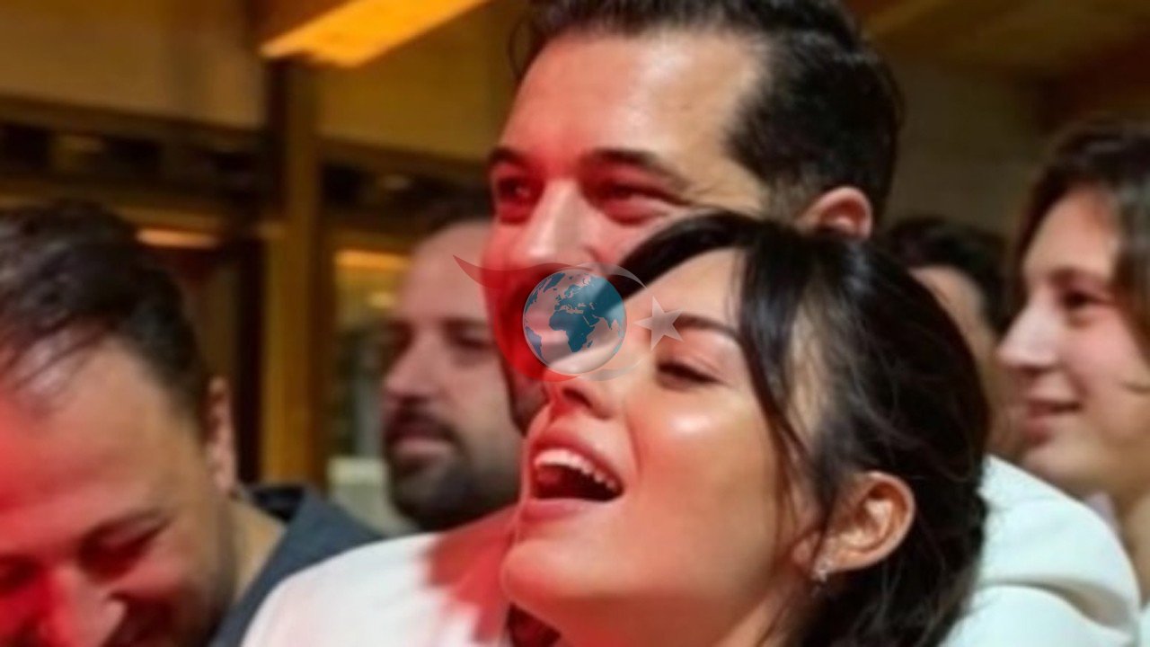 Çağatay Ulusoy ve Aslıhan Malbora'nın Düğündeki Romantik Anları Sosyal Medyayı Salladı