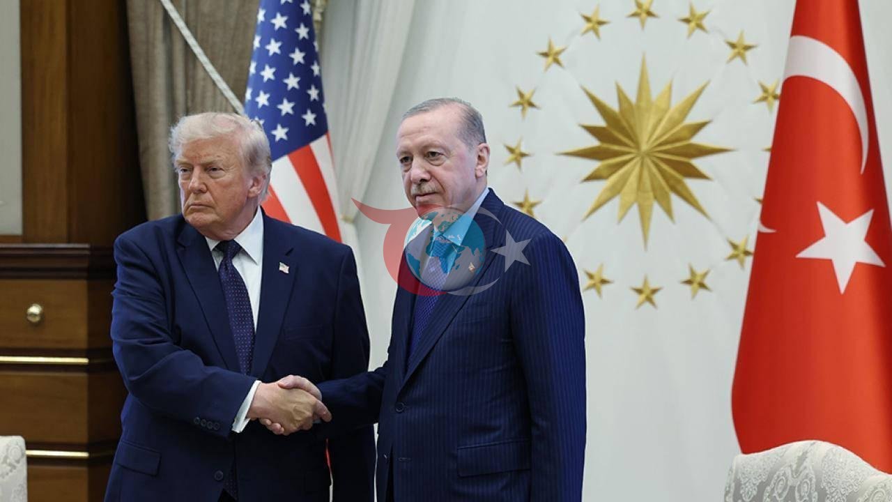 ABŞ Prezidenti Tramp dünən Prezident Kompleksində prezident Ərdoğanla görüşüb