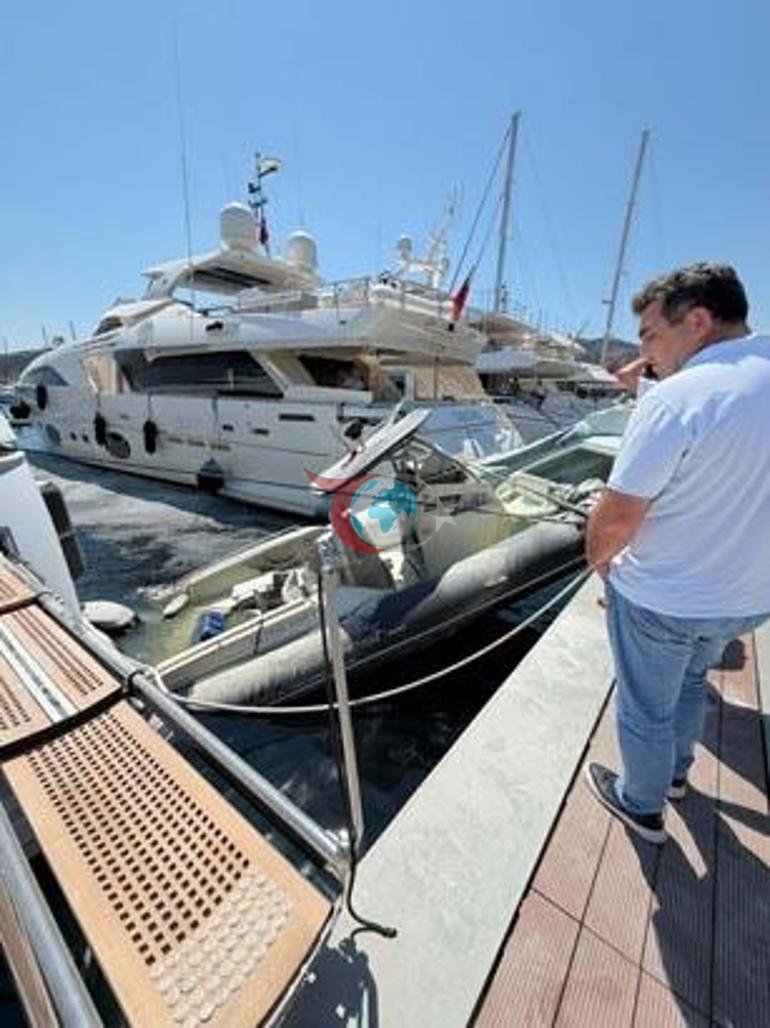 Bodrum Marinada lastik botta patlama 1 yaralı