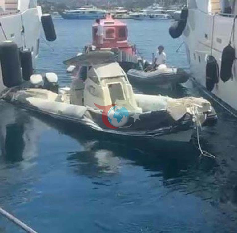 Bodrum Marinada lastik botta patlama 1 yaralı