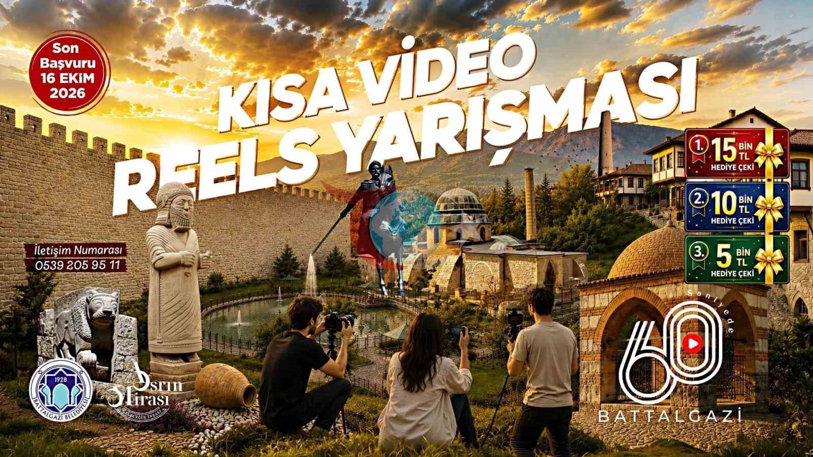 Battalgazi’nin Tarihi ve Kültürü Dijital Dünyaya Taşınıyor: "60 Saniyede Battalgazi" Kısa Video Yarışması Başladı