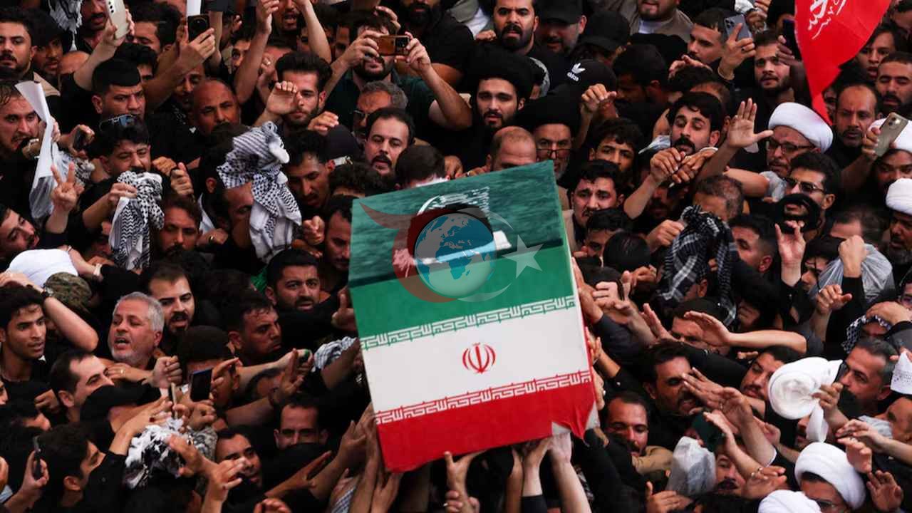 Necef'te Tarihi Tören: Ayetullah Ali Hamaney'in Cenazesi Irak'ta Siyasi ve Dini Gösteriye Dönüştü
