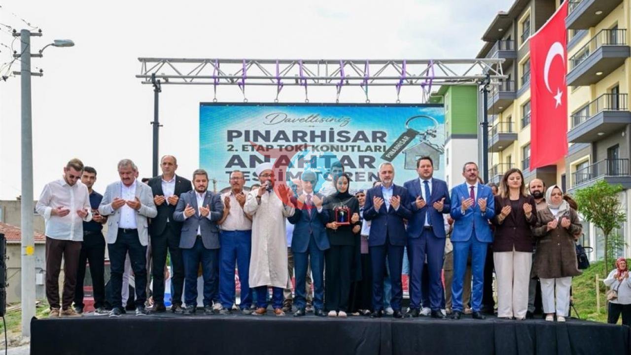 Pınarhisar'da TOKİ Heyecanı: Hak Sahipleri Yeni Yuvalarına Kavuştu