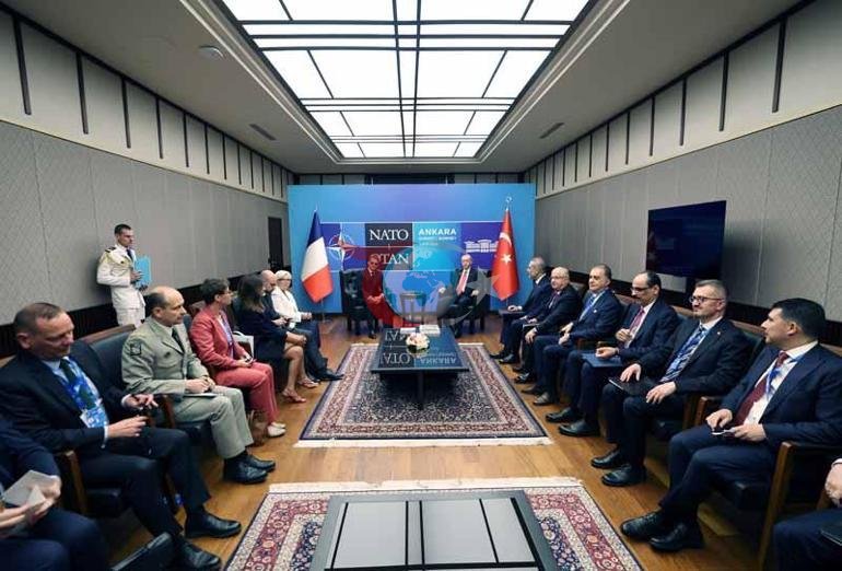 President Erdoğan met with French President Macron
