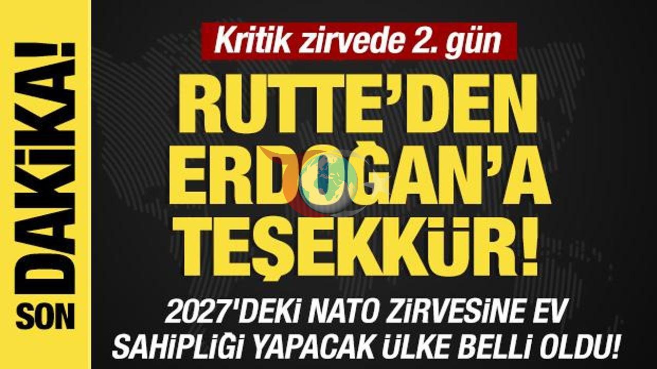 Rutte Ankara'da Açıkladı: 2027 NATO Zirvesi'nin Ev Sahibi Belli Oldu! Dev Bütçeli Kararlar Alındı