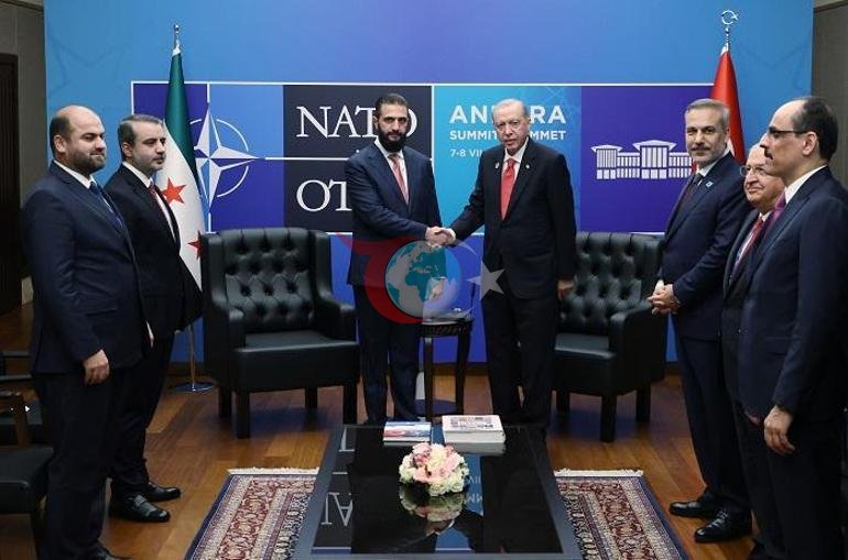 Prezident Ərdoğan Suriya prezidenti Şəranı qəbul etdi