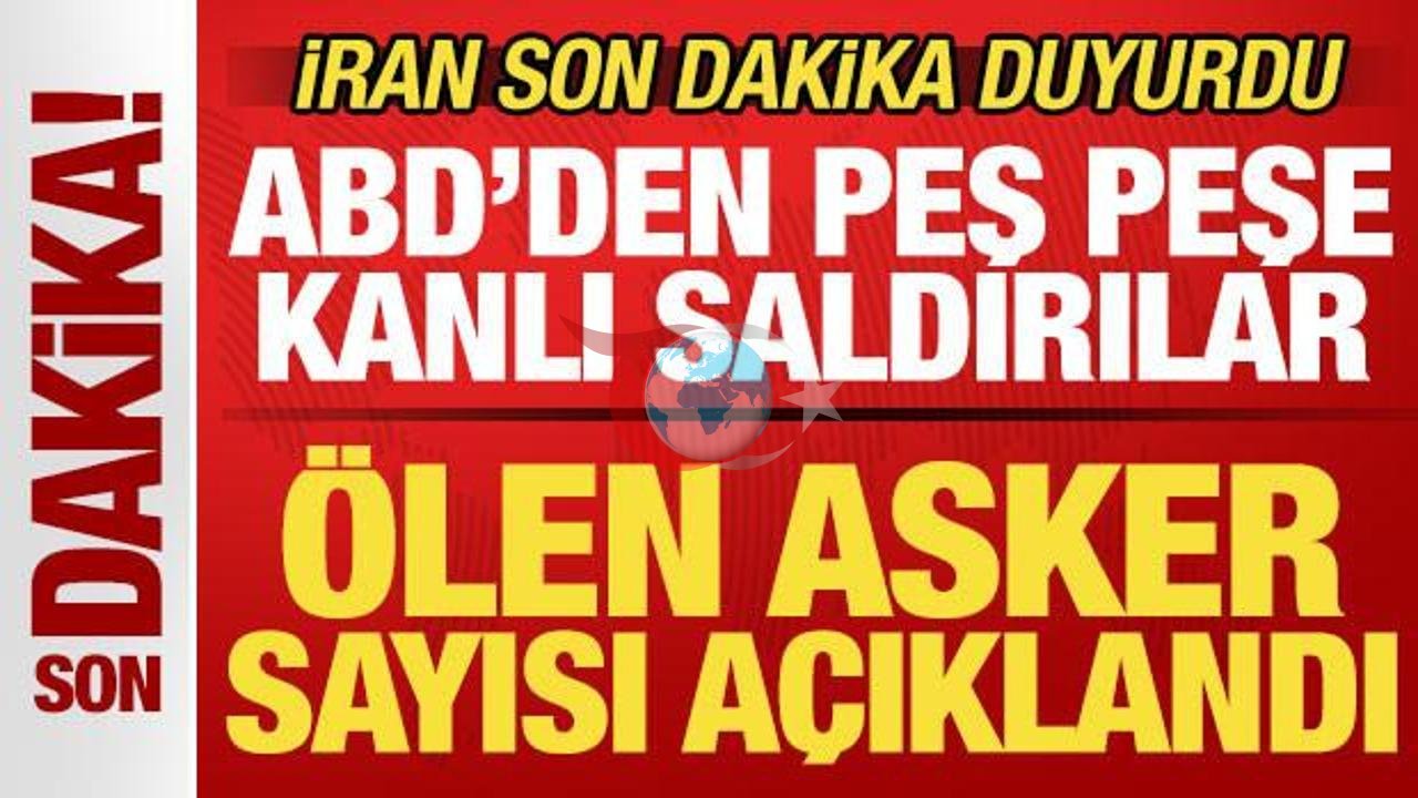 ABD'nin İran'a Düzenlediği Kanlı Hava Saldırılarında 8 Asker Hayatını Kaybetti: Tahran'dan İntikam Yemini!